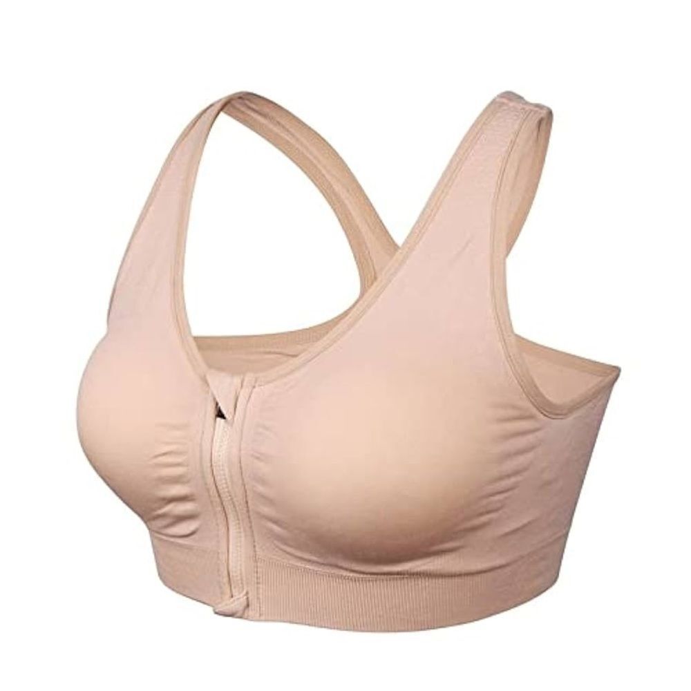 Seamless Tan Sports Bra Size 30